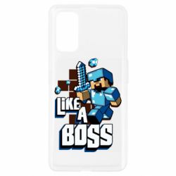 Чехол для Realme 7 Pro Minecraft Like a Boss - PrintSalon