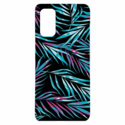 Чохол для Realme 7 Pro Neon Palm Leaves - PrintSalon