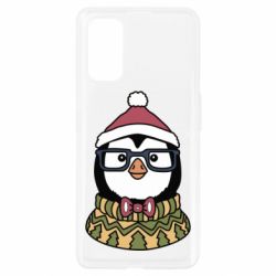 Чехол для Realme 7 Pro New Year's Penguin - PrintSalon