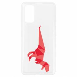 Чехол для Realme 7 Pro Origami dinosaur