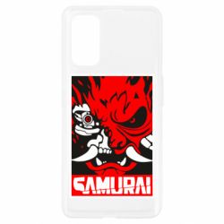 Чехол для Realme 7 Pro Poster samurai Cyberpunk