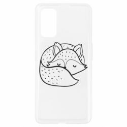 Чехол для Realme 7 Pro Sleeping fox - PrintSalon