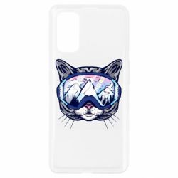 Чехол для Realme 7 Pro Snowboard Cat - PrintSalon