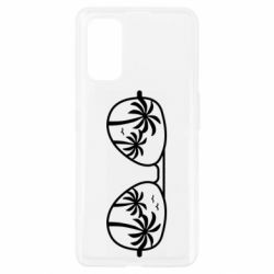 Чехол для Realme 7 Pro Sunglasses And Palm Trees - PrintSalon