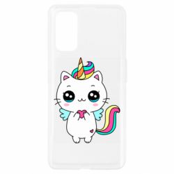 Чехол для Realme 7 Pro The cat is unicorn - PrintSalon