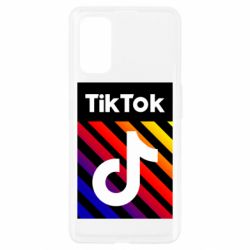 Чехол для Realme 7 Pro Tik Tok Colorful Logo - PrintSalon