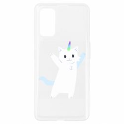 Чехол для Realme 7 Pro White cheerful cat - PrintSalon