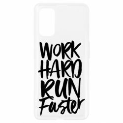 Чохол для Realme 7 Pro Work hard run faster - PrintSalon