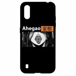 Чехол для Samsung A01/M01 Ахегао Аниме