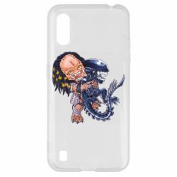 Чехол для Samsung A01/M01 Alien vs Predator - PrintSalon