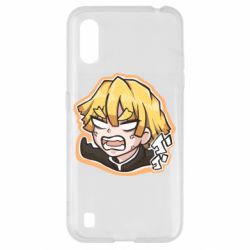 Чехол для Samsung A01/M01 Angry Zenitsu Agatsuma - PrintSalon