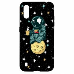 Чохол для Samsung A01 / M01 Astronaut and coffee - PrintSalon