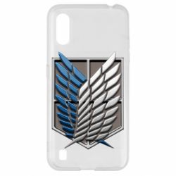 Чехол для Samsung A01/M01 Attack Titan Survey Corps Logo 3D