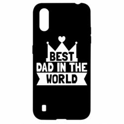 Чохол для Samsung A01 / M01 Best dad in the world - PrintSalon