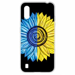 Чехол для Samsung A01/M01 Большой подсолнух Украина - PrintSalon