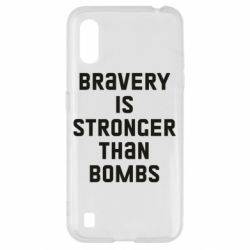 Чехол для Samsung A01/M01 Bravery is stronger - PrintSalon