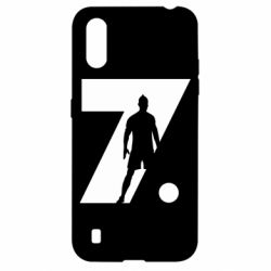 Чехол для Samsung A01/M01 Cristiano Ronaldo Silhouette Art - PrintSalon