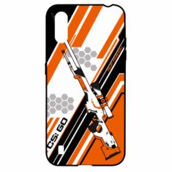 Чохол для Samsung A01 / M01 CS: GO AWP Asiimov Skin - PrintSalon