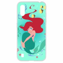 Чехол для Samsung A01/M01 Cute and shy Ariel