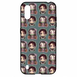 Чехол для Samsung A01/M01 Cute Tanjiro with Nezuko - PrintSalon