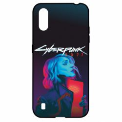 Чохол для Samsung A01 / M01 Cyberpunk Girl Portrait - PrintSalon