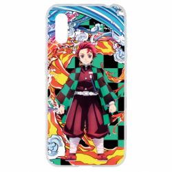 Чехол для Samsung A01/M01 Demon Slayer Kimetsu No Yaiba - PrintSalon