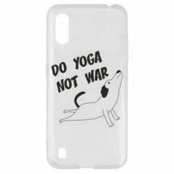 Чехол для Samsung A01/M01 Do yoga not war - PrintSalon