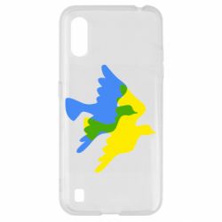 Чехол для Samsung A01/M01 Dove flag of Ukraine - PrintSalon