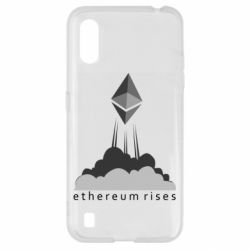 Чехол для Samsung A01/M01 Ethereum Rises-PrintSalon Чехол для Samsung A01/M01 Ethereum Rises