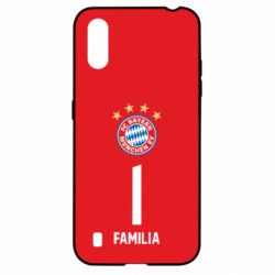 Чехол для Samsung A01/M01 FC Bayern. Твоя фамилия, номер (англ.) - PrintSalon