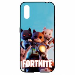 Чехол для Samsung A01/M01 Fortnite Meowscles Kit