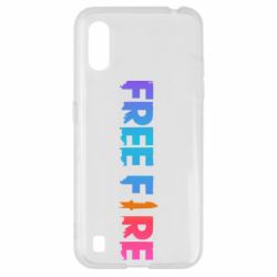 Чехол для Samsung A01/M01 Free fire gradient logo - PrintSalon