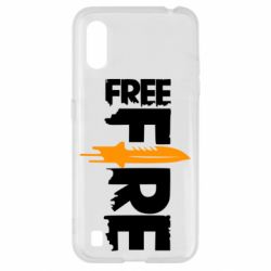 Чохол для Samsung A01 / M01 Free Fire vertical logo - PrintSalon