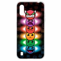 Чохол для Samsung A01 / M01 Geometry Dash Levels - PrintSalon