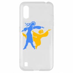 Чехол для Samsung A01/M01 Гопак. Девушка и парень - PrintSalon