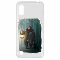 Чехол для Samsung A01/M01 Хагрид в лесу - PrintSalon