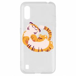 Чехол для Samsung A01/M01 Happy tiger - PrintSalon