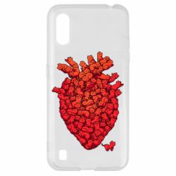Чехол для Samsung A01/M01 Heart of many cats - PrintSalon