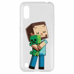 Чохол для Samsung A01 / M01 Heroes from Minecraft - PrintSalon