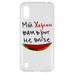 Чехол для Samsung A01/M01 Херсон арбуз - PrintSalon