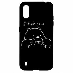 Чехол для Samsung A01/M01 I don't care white