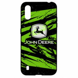 Чохол для Samsung A01 / M01 John Deere and green background - PrintSalon
