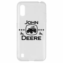Чехол для Samsung A01/M01 John Deere and tractor fanArt - PrintSalon