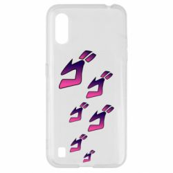 Чехол для Samsung A01/M01 jojo hieroglyphs - PrintSalon