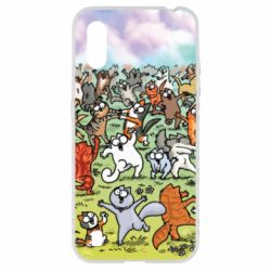 Чехол для Samsung A01/M01 Коти танцюють