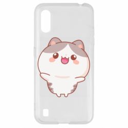 Чехол для Samsung A01/M01 Котик обнимает тебя - PrintSalon