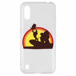 Чохол для Samsung A01 / M01 Lion king silhouette - PrintSalon