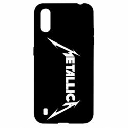Чехол для Samsung A01/M01 Logo Metallica