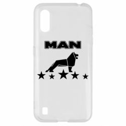 Чехол для Samsung A01/M01 Man lion and stars - PrintSalon