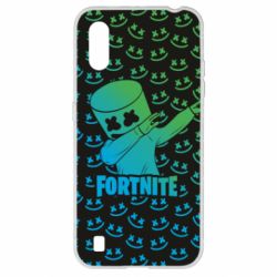 Чехол для Samsung A01/M01 Marshmello Fortnite Dab Neon